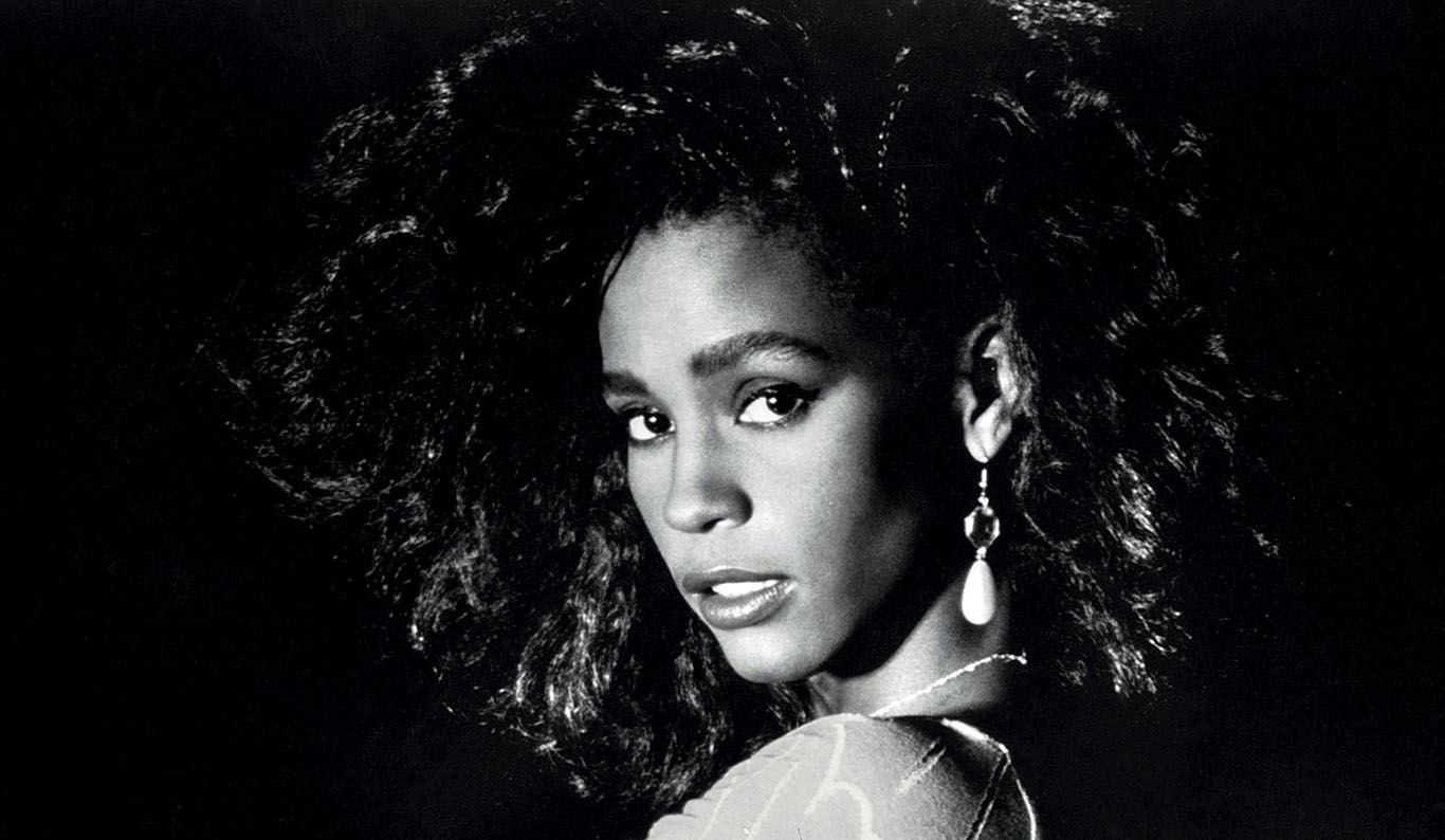 Whitney Houston during her brief modeling career.