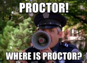 Where is Proctor? Police Academy 80s Movie Meme