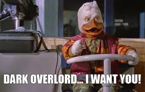 Yeah, what he said! Howard the Duck 80s movie meme