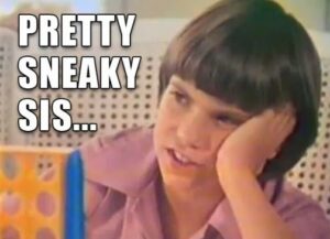 Connect Four Game. 80s commercial meme