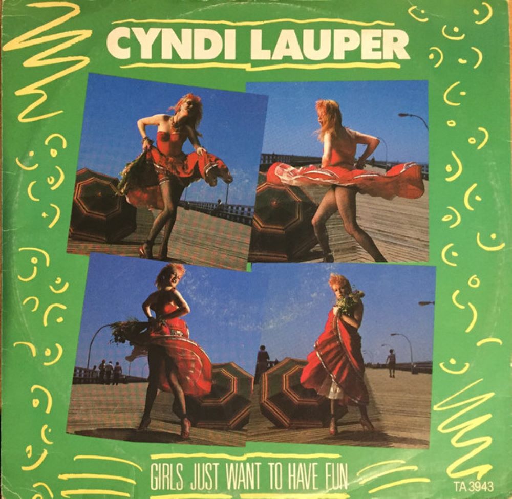Girls Just Want To Have Fun by Cyndi Lauper 80s song lyrics.