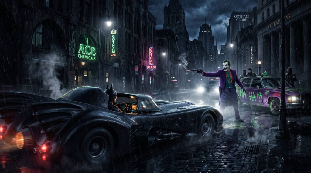 Batman Vs. The Joker 1989 Desktop Wallpaper