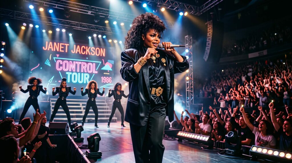 Janet Jackson in her Control era Live